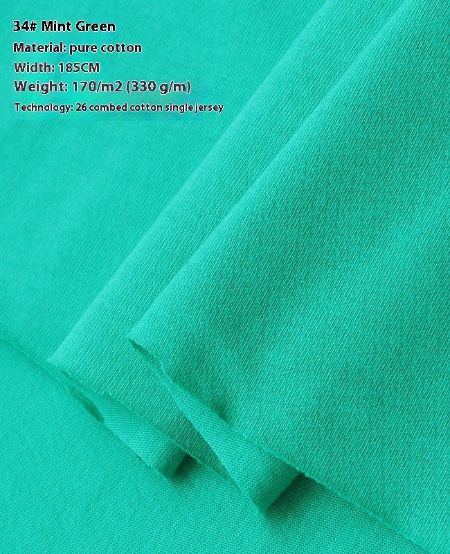 KTX-416275 Lightweight 100% Cotton Knitted T-Shirt for Dolls - Ideal for Spring with Floral Design