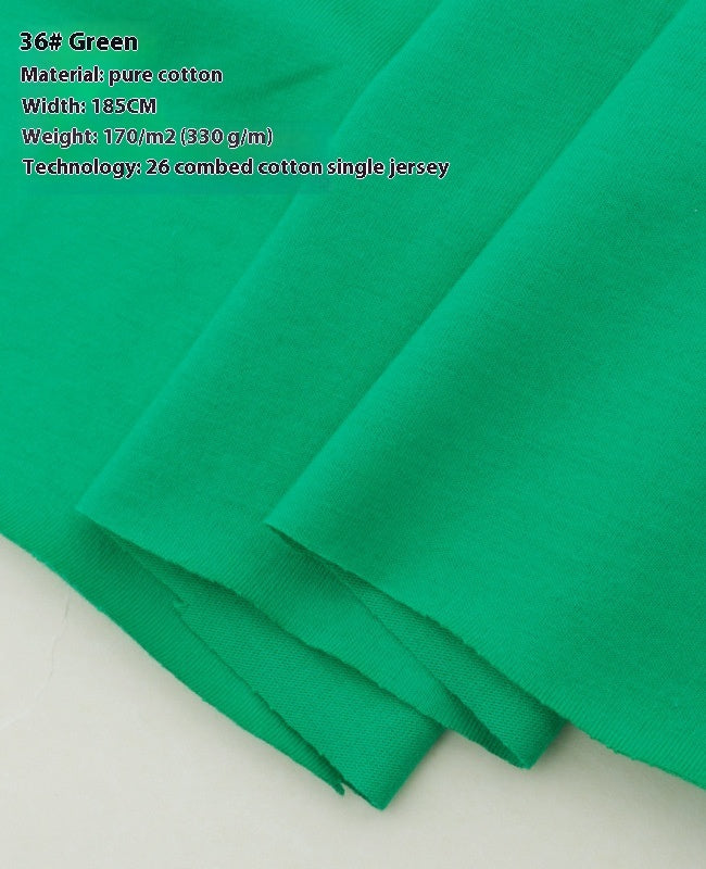 KTX-416275 Lightweight 100% Cotton Knitted T-Shirt for Dolls - Ideal for Spring with Floral Design