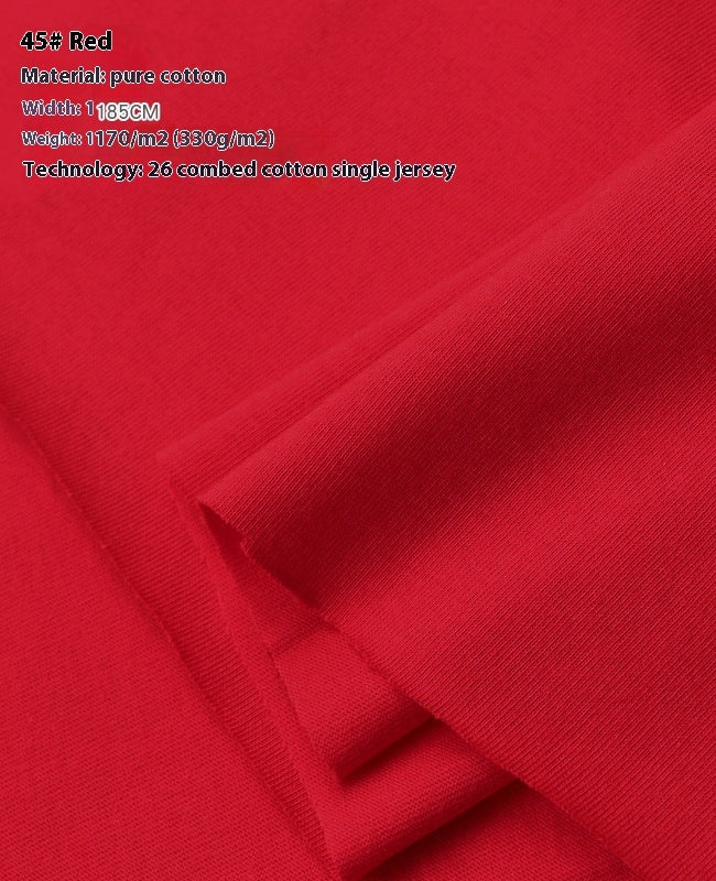 KTX-416275 Lightweight 100% Cotton Knitted T-Shirt for Dolls - Ideal for Spring with Floral Design