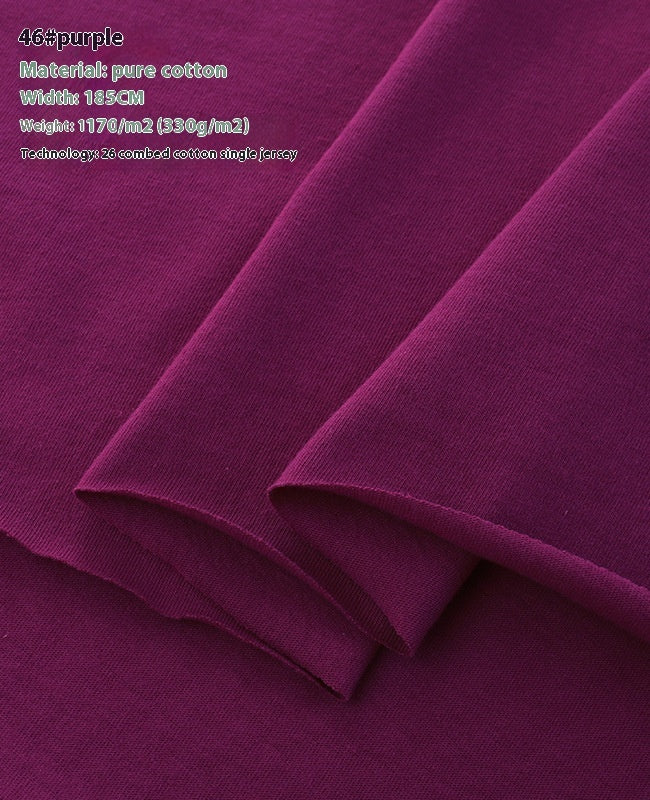 KTX-416275 Lightweight 100% Cotton Knitted T-Shirt for Dolls - Ideal for Spring with Floral Design