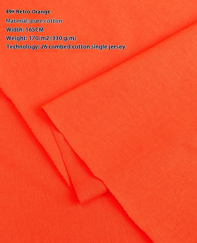 KTX-416275 Lightweight 100% Cotton Knitted T-Shirt for Dolls - Ideal for Spring with Floral Design