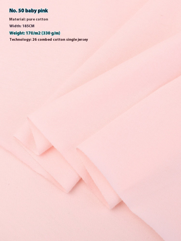 KTX-416275 Lightweight 100% Cotton Knitted T-Shirt for Dolls - Ideal for Spring with Floral Design