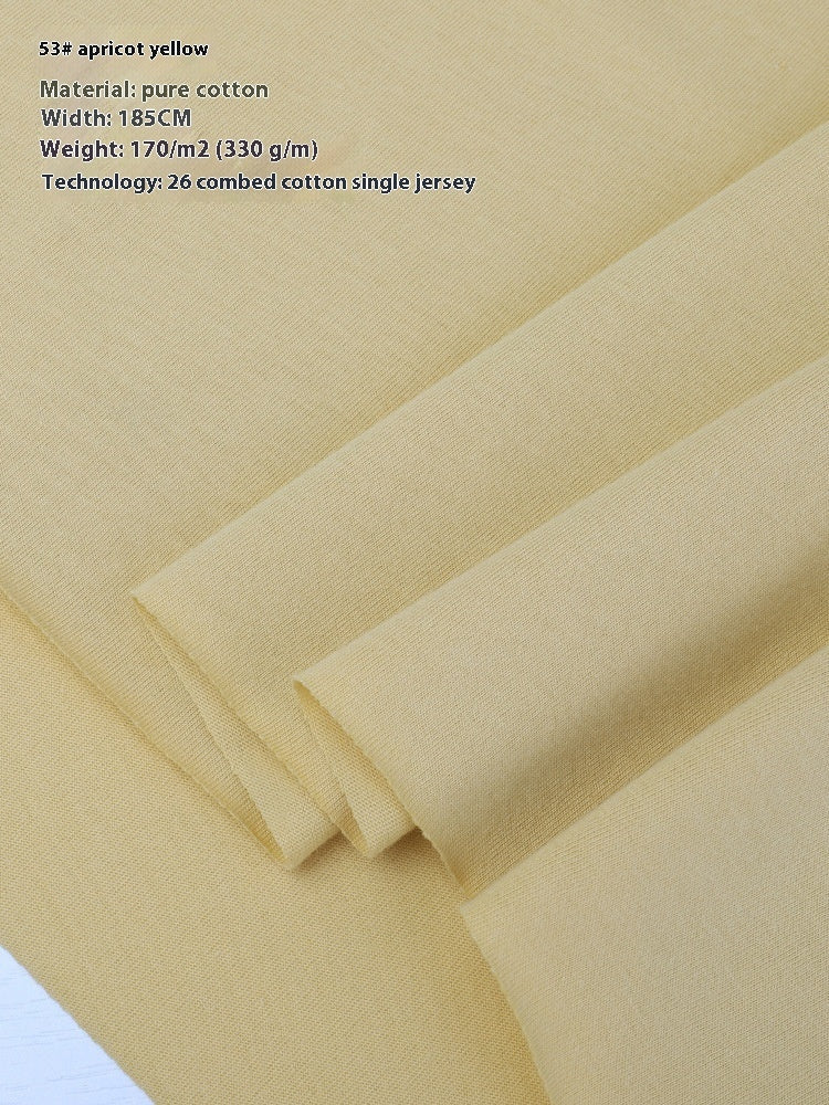 KTX-416275 Lightweight 100% Cotton Knitted T-Shirt for Dolls - Ideal for Spring with Floral Design