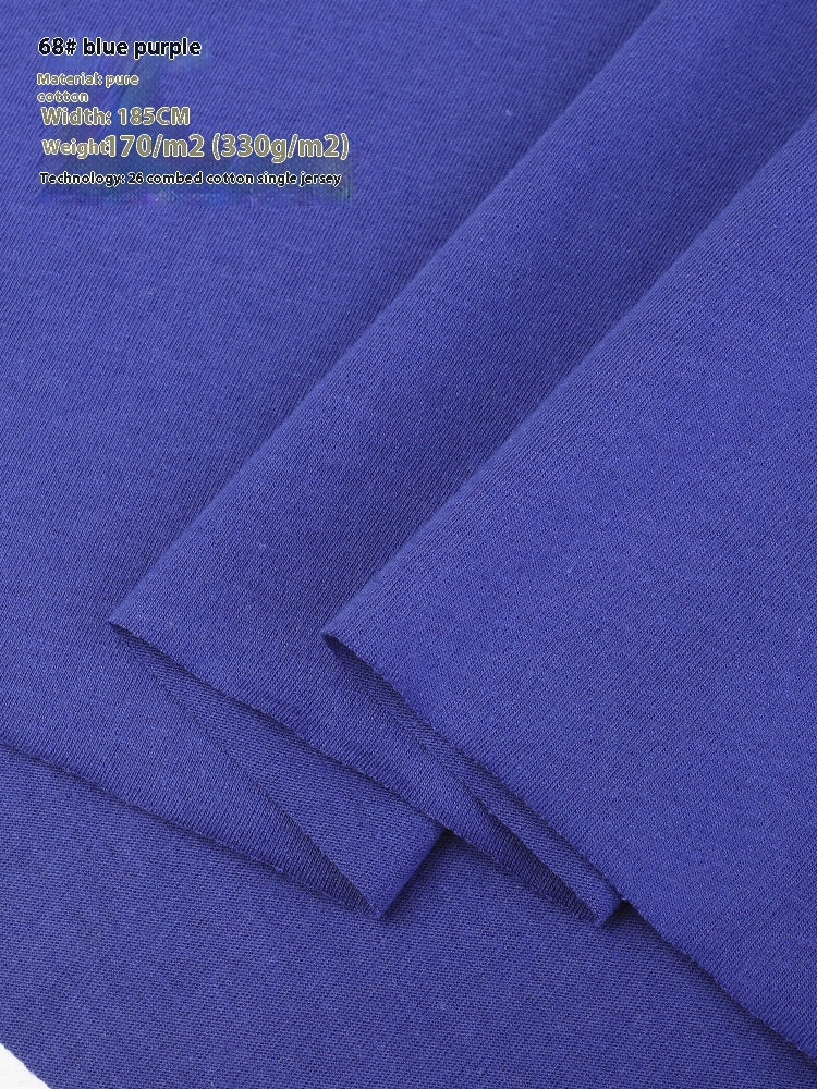 KTX-416275 Lightweight 100% Cotton Knitted T-Shirt for Dolls - Ideal for Spring with Floral Design