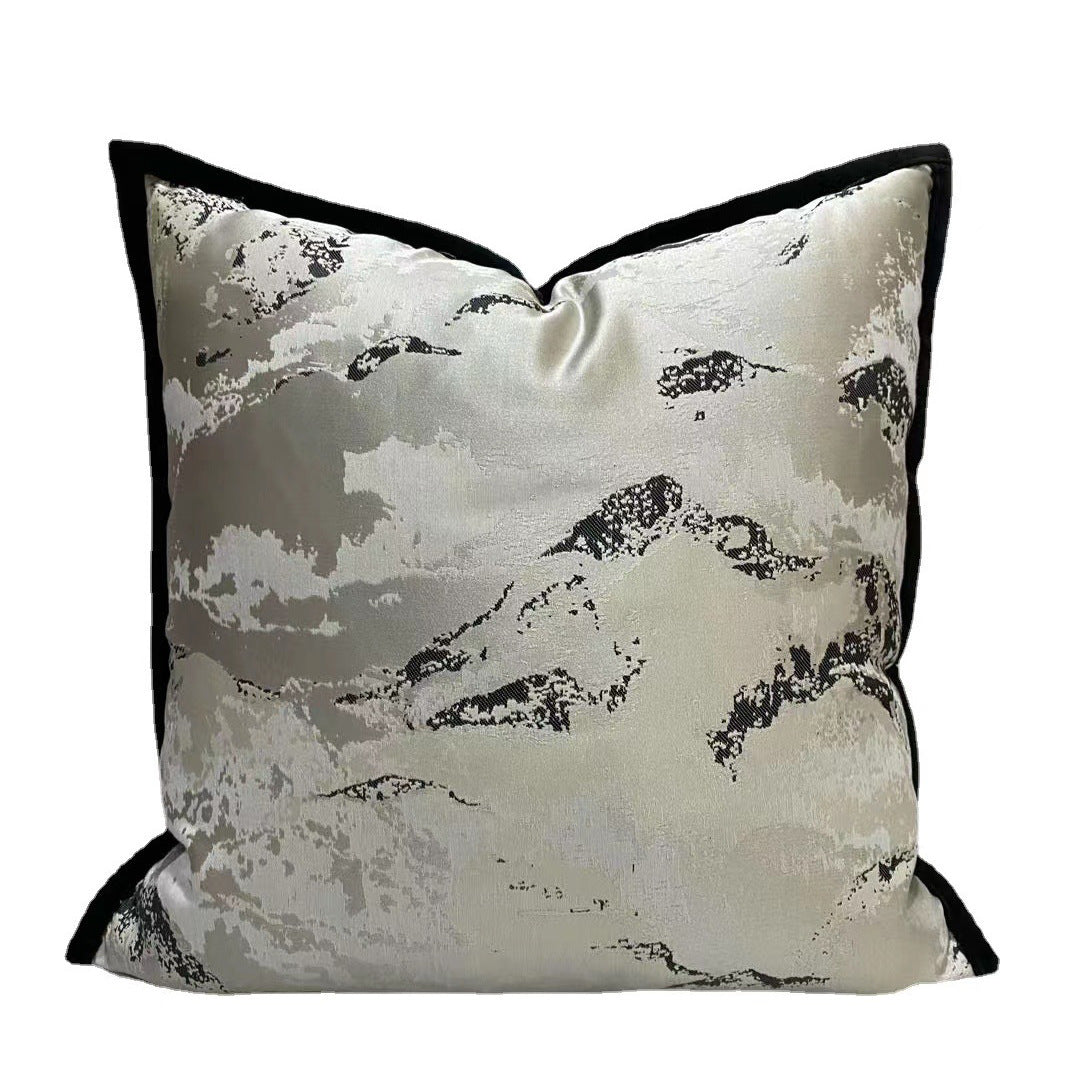 KTX-416531 Elegant Jacquard Woven Leather Pillowcase - Available in Square and Rectangular Sizes