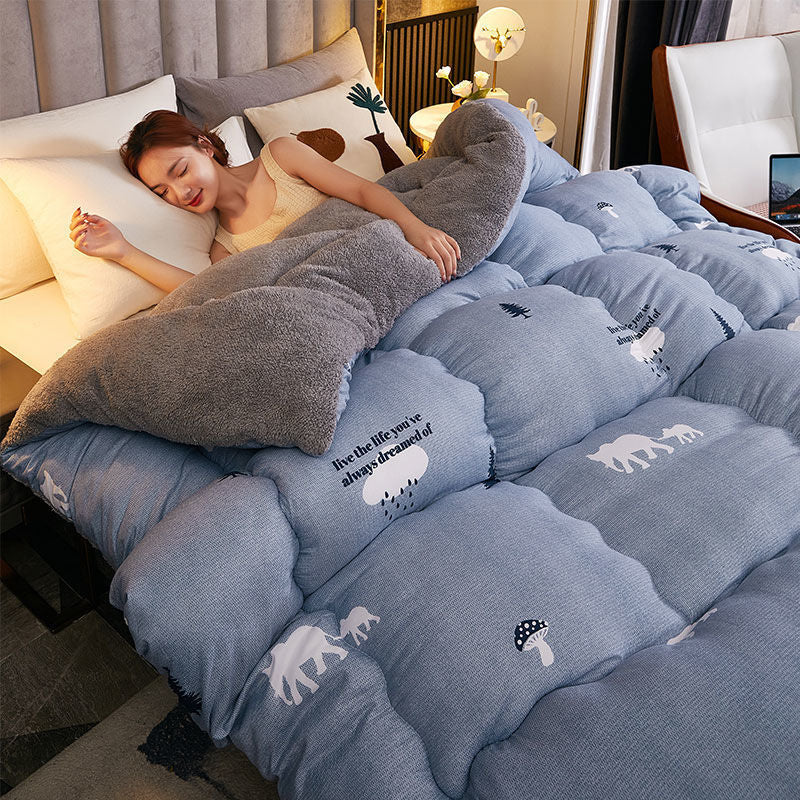 KTX-416723 Thickened Bamboo Fiber Winter Quilt – All Seasons, Various Cute Designs