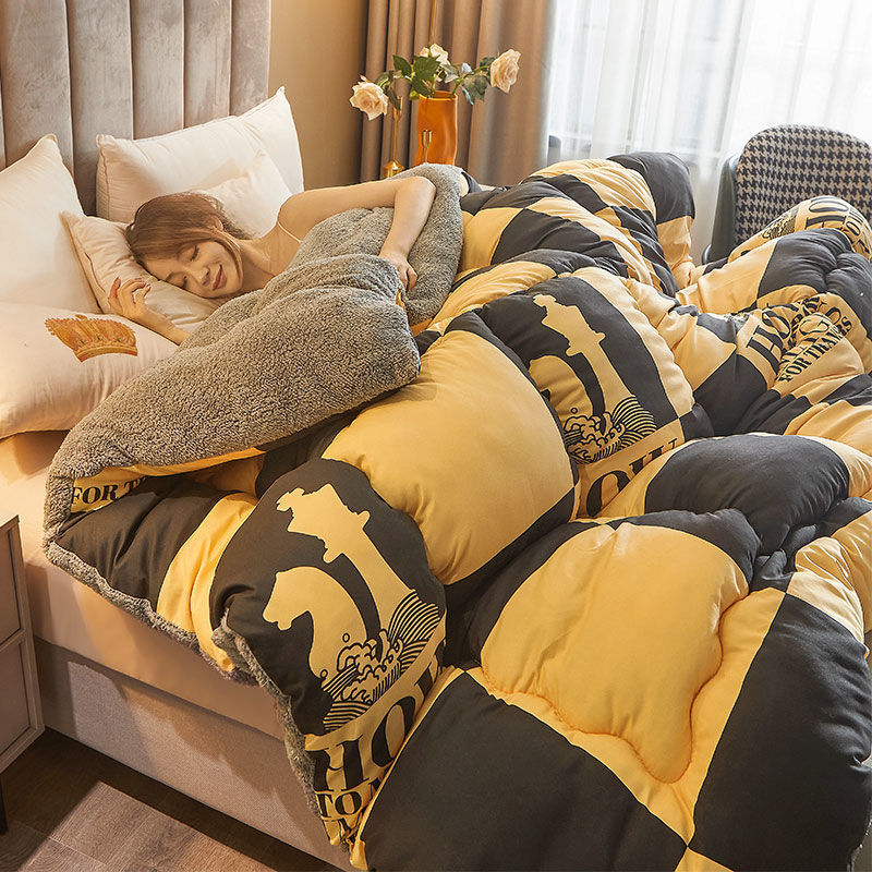 KTX-416723 Thickened Bamboo Fiber Winter Quilt – All Seasons, Various Cute Designs