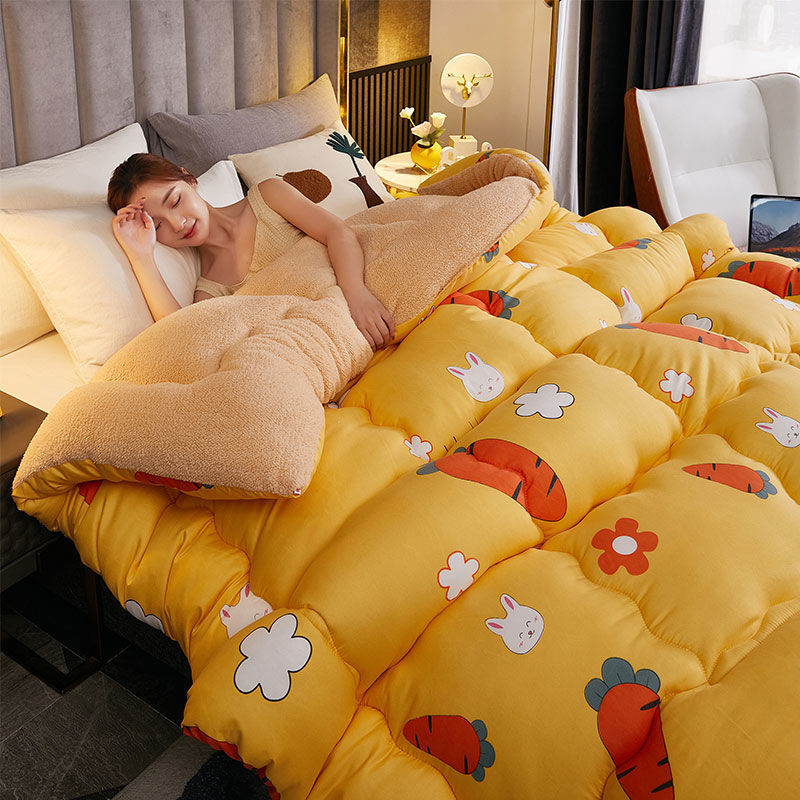 KTX-416723 Thickened Bamboo Fiber Winter Quilt – All Seasons, Various Cute Designs