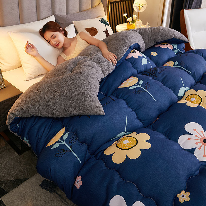 KTX-416723 Thickened Bamboo Fiber Winter Quilt – All Seasons, Various Cute Designs