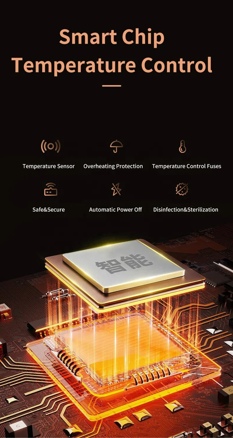 KTX-416979 Smart 360-Degree Temperature Controlled Pet Dryer for Cats and Small Dogs - Indoor Bathing Use