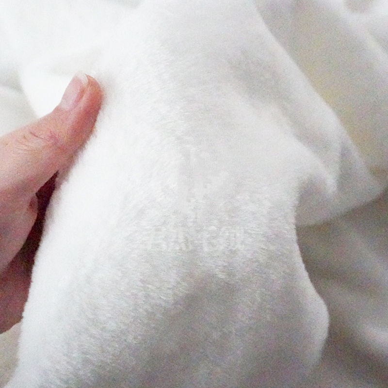 KTX-417299 Super Soft Polyester Blanket - Short Plush Fabric for Home Textiles and Apparel