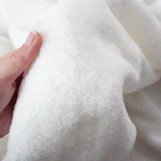 KTX-417299 Super Soft Polyester Blanket - Short Plush Fabric for Home Textiles and Apparel