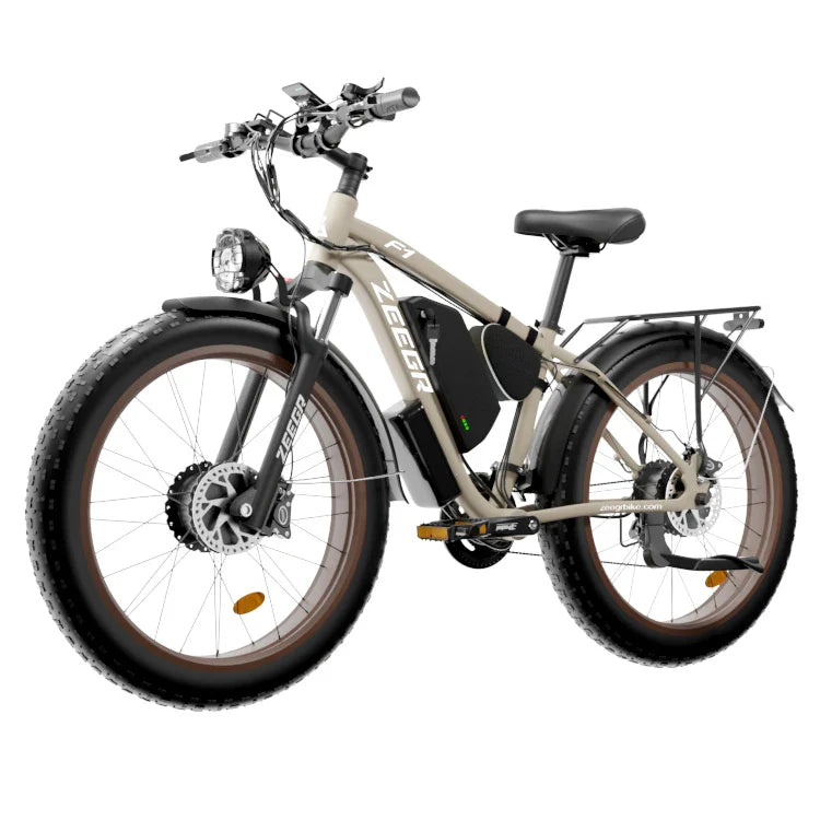 KTX-417427 Dual Motor Electric Bicycle with 22.4Ah Battery and 26"x4.0" Fat Tires