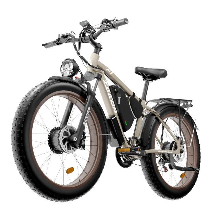 KTX-417427 Dual Motor Electric Bicycle with 22.4Ah Battery and 26"x4.0" Fat Tires