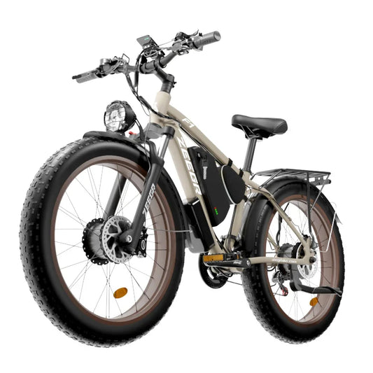 KTX-417427 Dual Motor Electric Bicycle with 22.4Ah Battery and 26"x4.0" Fat Tires