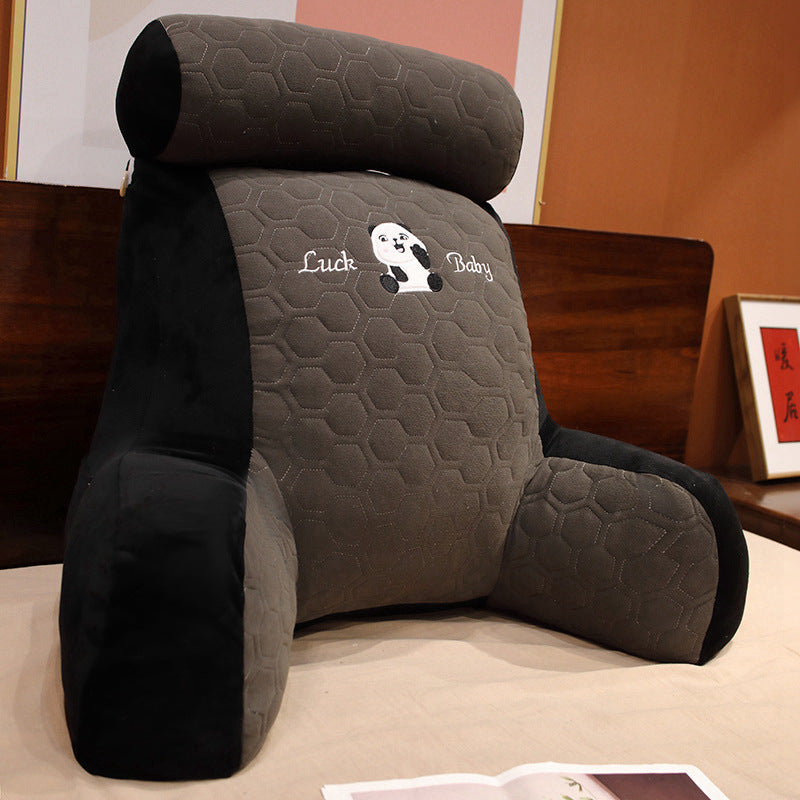 KTX-417683 Warm Latex Fabric Increased Lumbar Support Cushion with Removable Washable Liner