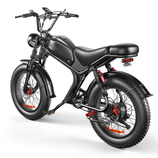 KTX-417811 20 Inch Electric Fatbike with 1000W Motor, 48V 20Ah Battery, 7 Speed Gears, and Disc Brakes