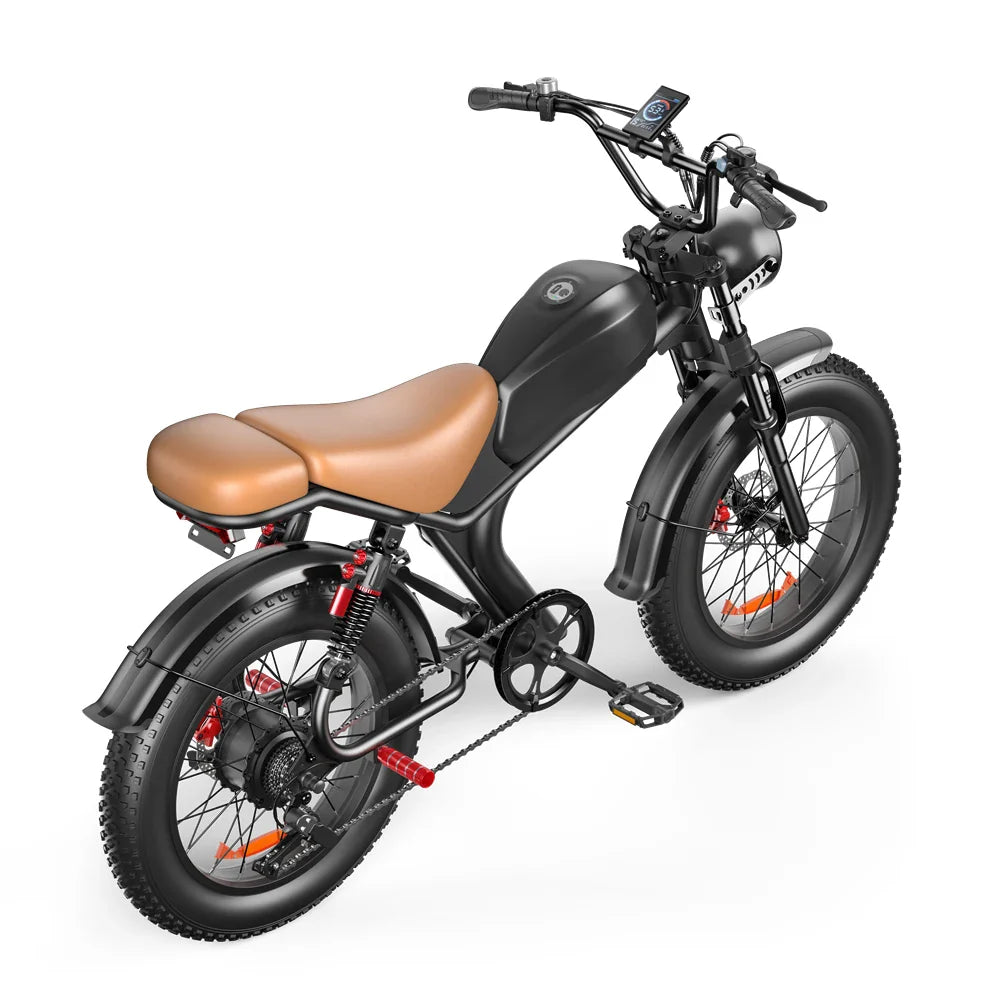 KTX-417811 20 Inch Electric Fatbike with 1000W Motor, 48V 20Ah Battery, 7 Speed Gears, and Disc Brakes