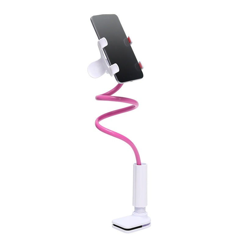 KTX-417939 360-Degree Lazy Spiral Mobile Phone Holder with Adjustable Clip in Various Colors