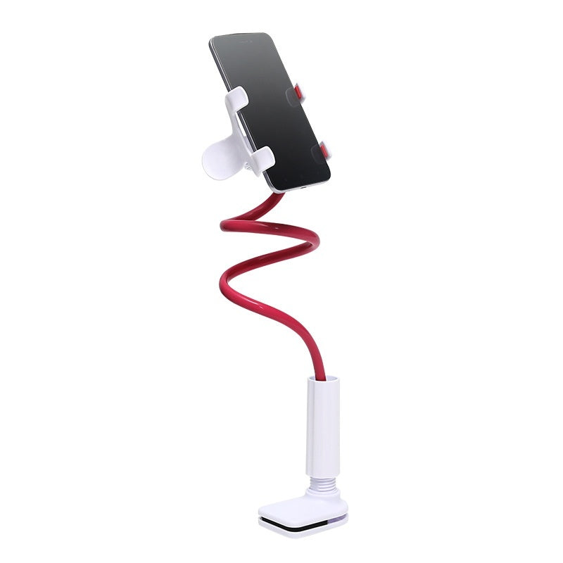 KTX-417939 360-Degree Lazy Spiral Mobile Phone Holder with Adjustable Clip in Various Colors