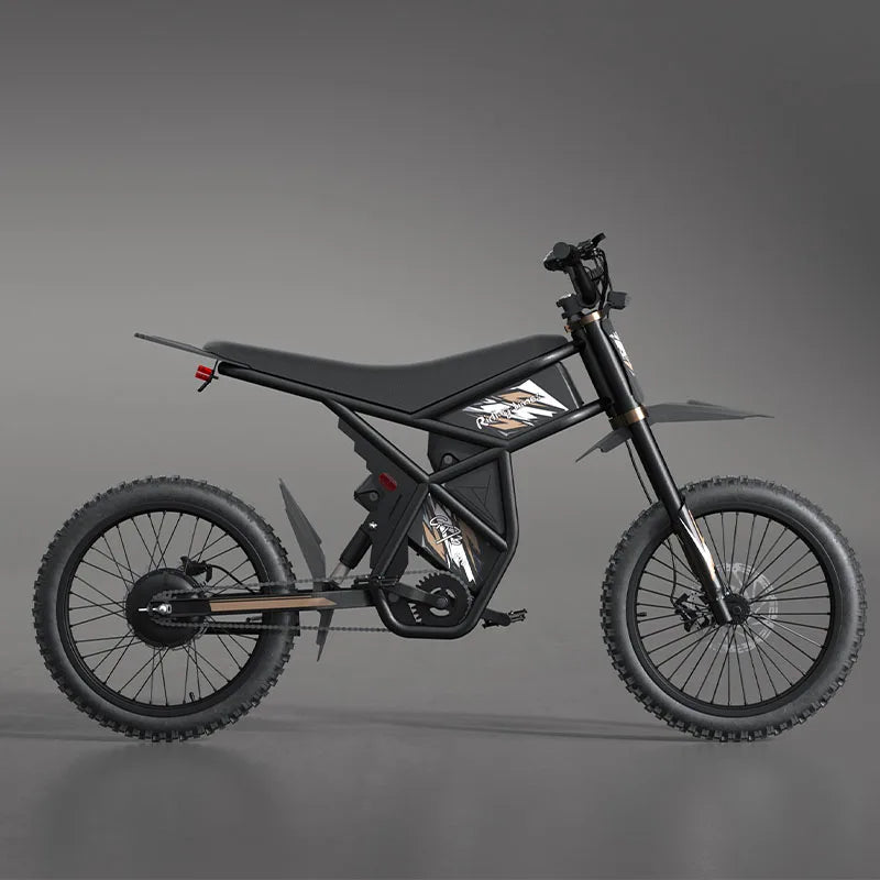 KTX-418579 60V Fat Tire Electric Mountain Bike with Dual Batteries, 3-Speed and Hydraulic Disc Brakes