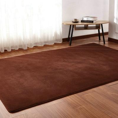 KTX-418579 Fluffy White Solid Area Rug for Living Room, Bedroom, and Kitchen - Non-Slip Plush Carpet