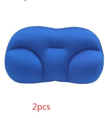 KTX-418707 3D Contoured Anesthetic Pillow - Rectangular Design with EPS Foam Filling, Light Gray & Dark Blue Options, 50x30x10cm