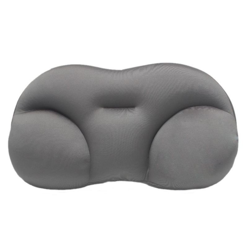 KTX-418707 3D Contoured Anesthetic Pillow - Rectangular Design with EPS Foam Filling, Light Gray & Dark Blue Options, 50x30x10cm