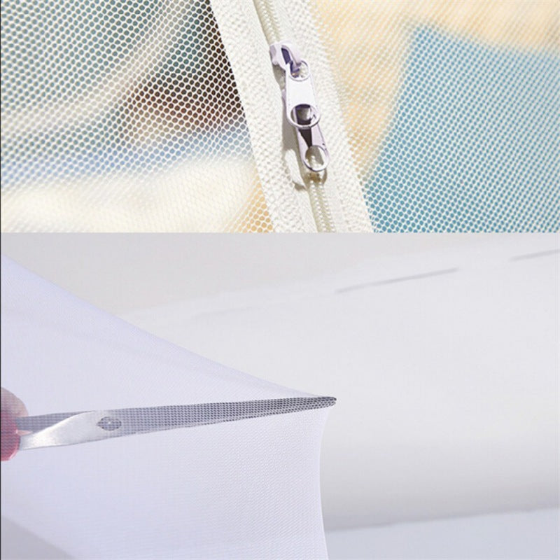 KTX-419987 Yurt Mosquito Net with Double Door, Polyester Fiber, Various Sizes Available