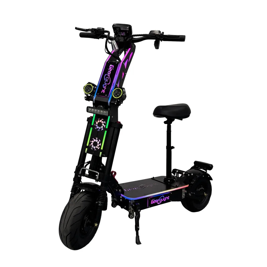 KTX-420051 10,000W Dual Motor Electric Scooter with 100-110km Range, Waterproof, Foldable, App Control, 200kg Capacity