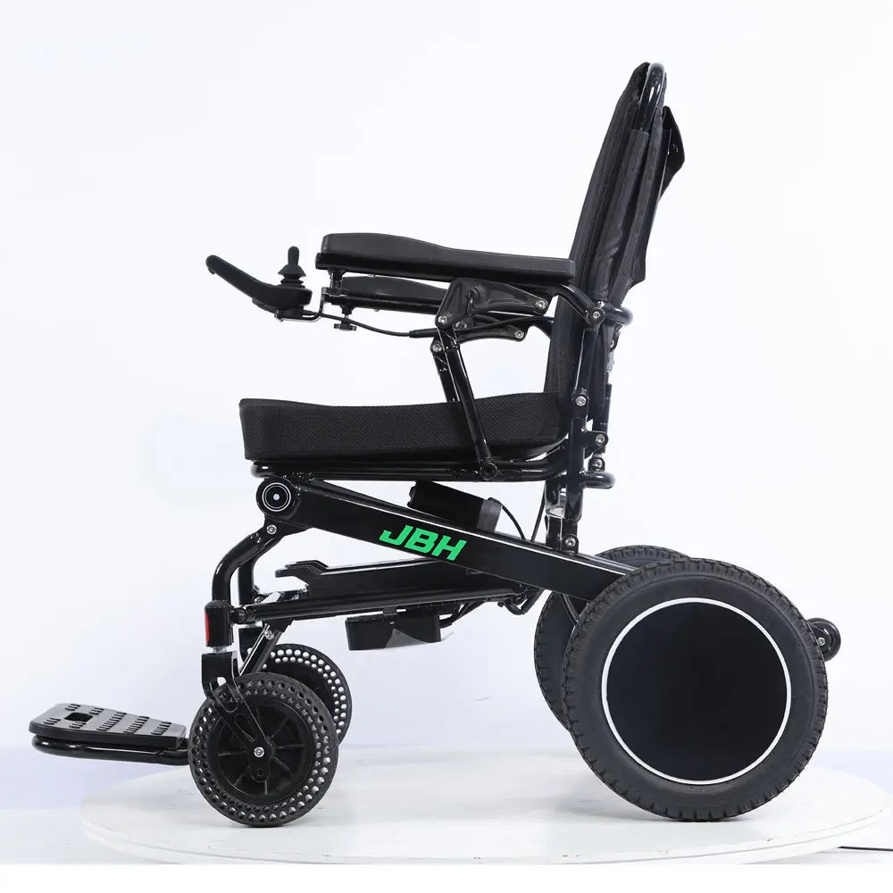 KTX-420051 Electric Wheelchair with EABS Braking System, 500W, 120kg Capacity, Black, Foldable, 20km Range
