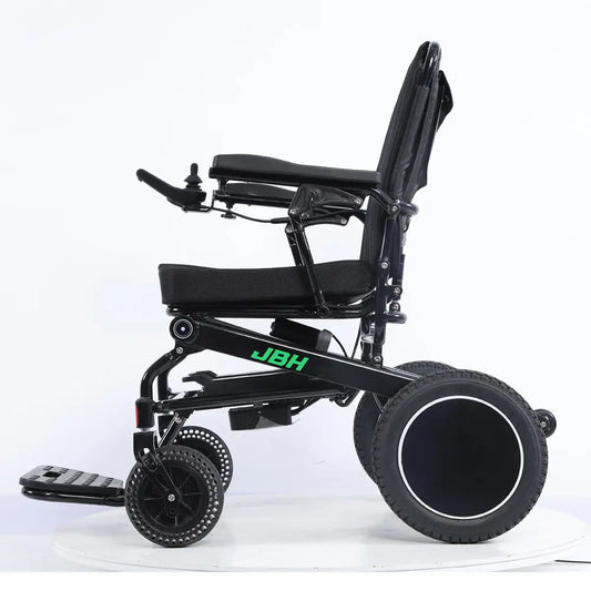 KTX-420051 Electric Wheelchair with EABS Braking System, 500W, 120kg Capacity, Black, Foldable, 20km Range