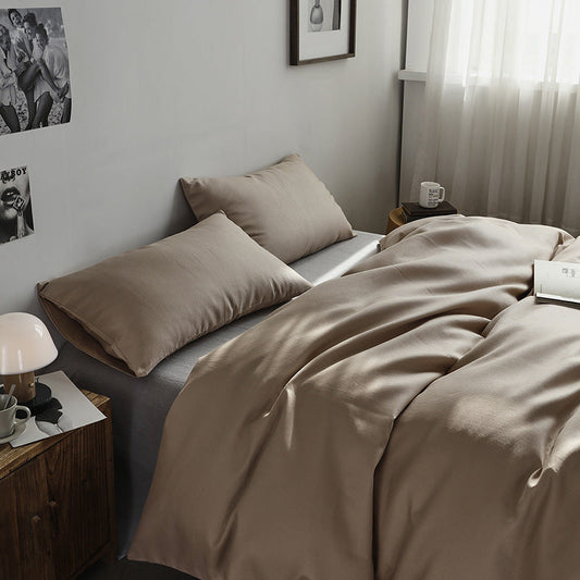 KTX-420179 Washed Cotton Dormitory Bedding Set – 4-Piece, Nordic Style in Multiple Colors for Various Bed Sizes