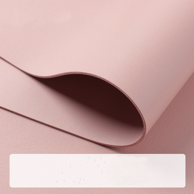 KTX-421011 Double-sided PVC Leather Table Mat - Scratch-resistant, Wear-resistant, Waterproof, and Oil-proof, 1.7mm Thickness, 140cm Width