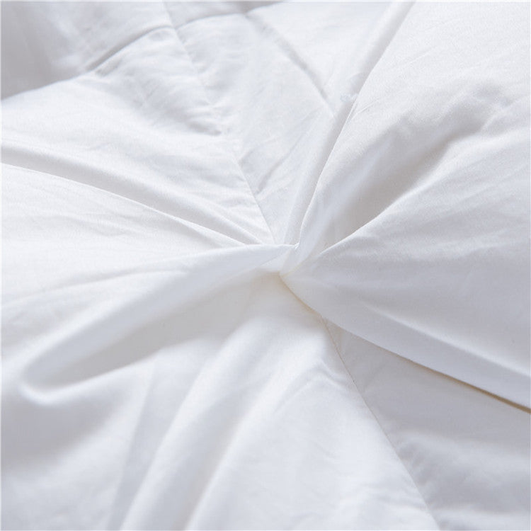 KTX-421651 Luxurious White Goose Down Winter Duvet in Pure Cotton, Elegant Colors Available