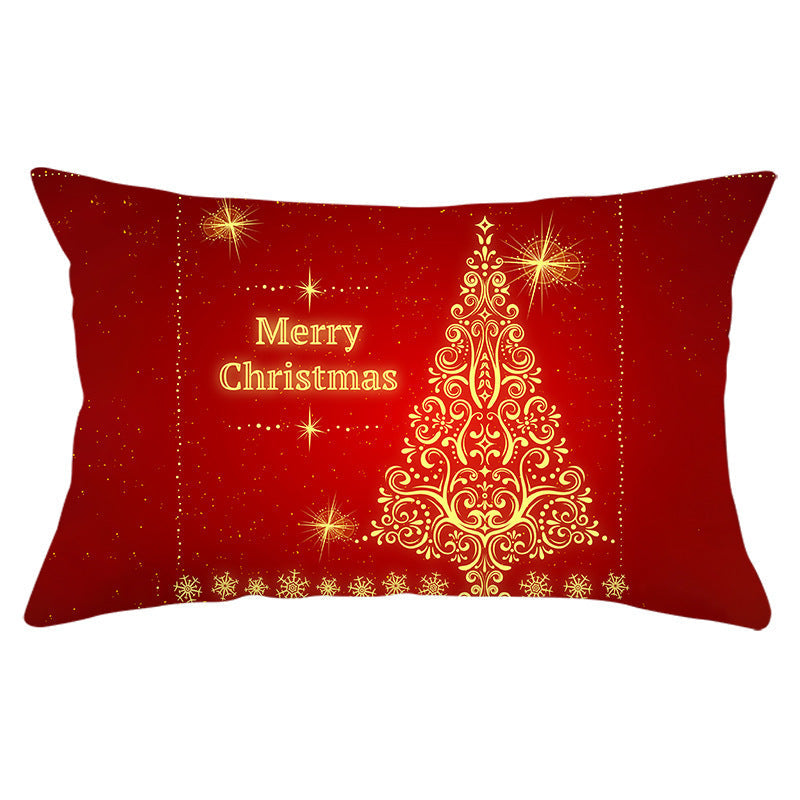 KTX-422163 Peach Skin Velvet Pillowcase, Digital Print, 30cm x 50cm, Single-Sided Design