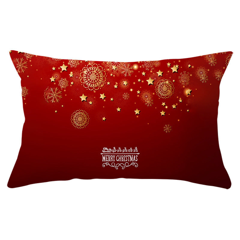 KTX-422163 Peach Skin Velvet Pillowcase, Digital Print, 30cm x 50cm, Single-Sided Design