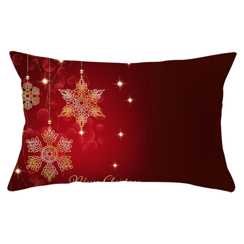 KTX-422163 Peach Skin Velvet Pillowcase, Digital Print, 30cm x 50cm, Single-Sided Design