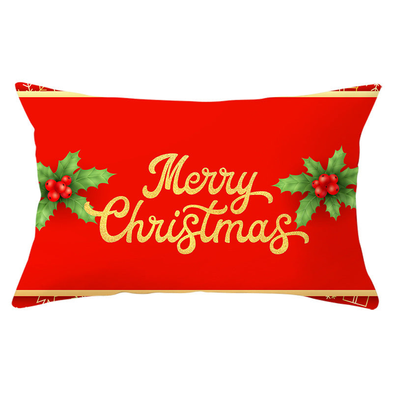 KTX-422163 Peach Skin Velvet Pillowcase, Digital Print, 30cm x 50cm, Single-Sided Design