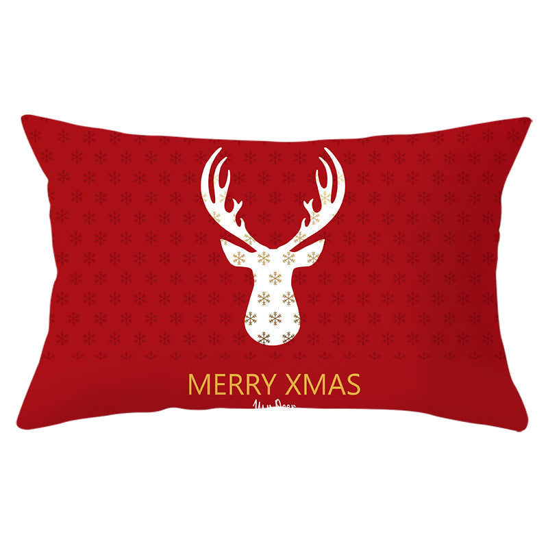 KTX-422163 Peach Skin Velvet Pillowcase, Digital Print, 30cm x 50cm, Single-Sided Design