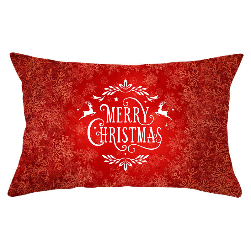 KTX-422163 Peach Skin Velvet Pillowcase, Digital Print, 30cm x 50cm, Single-Sided Design