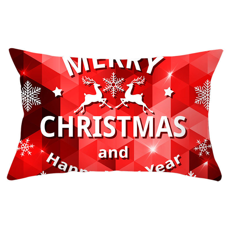 KTX-422163 Peach Skin Velvet Pillowcase, Digital Print, 30cm x 50cm, Single-Sided Design