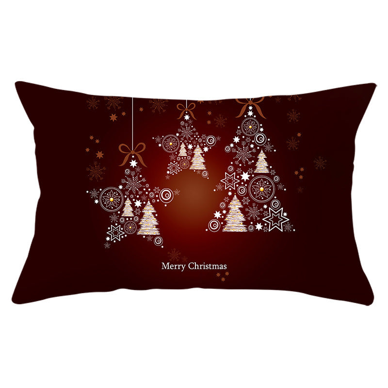 KTX-422163 Peach Skin Velvet Pillowcase, Digital Print, 30cm x 50cm, Single-Sided Design