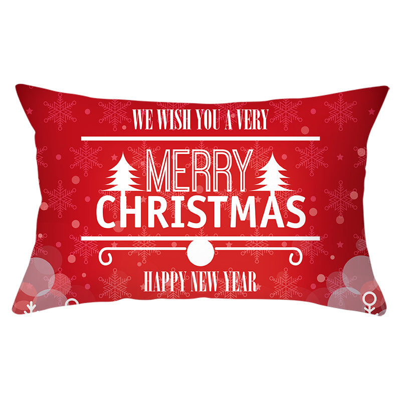 KTX-422163 Peach Skin Velvet Pillowcase, Digital Print, 30cm x 50cm, Single-Sided Design