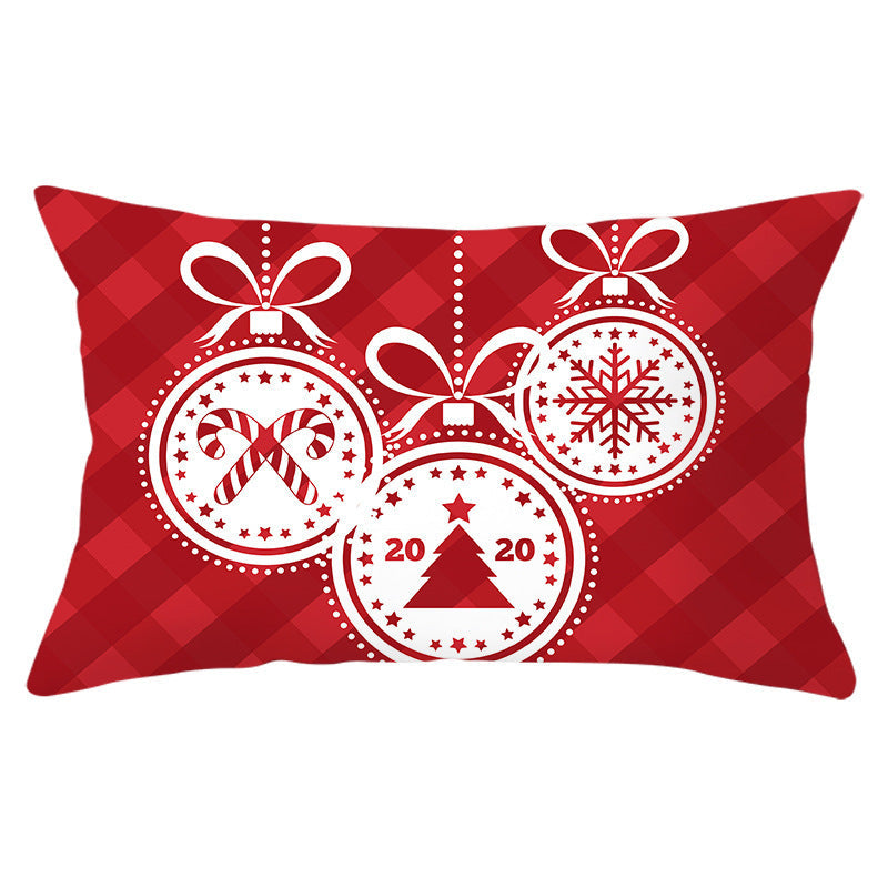 KTX-422163 Peach Skin Velvet Pillowcase, Digital Print, 30cm x 50cm, Single-Sided Design