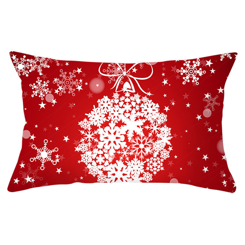 KTX-422163 Peach Skin Velvet Pillowcase, Digital Print, 30cm x 50cm, Single-Sided Design