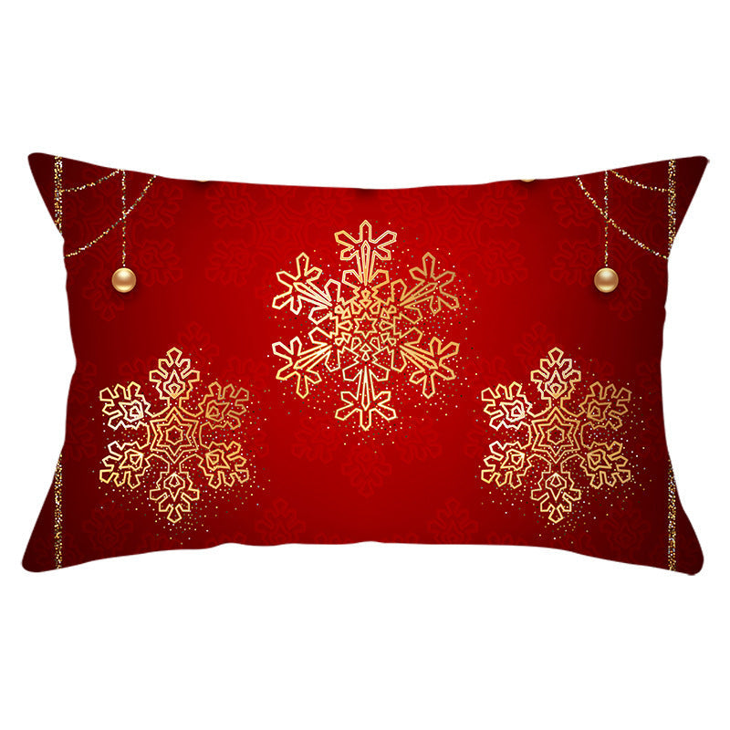 KTX-422163 Peach Skin Velvet Pillowcase, Digital Print, 30cm x 50cm, Single-Sided Design