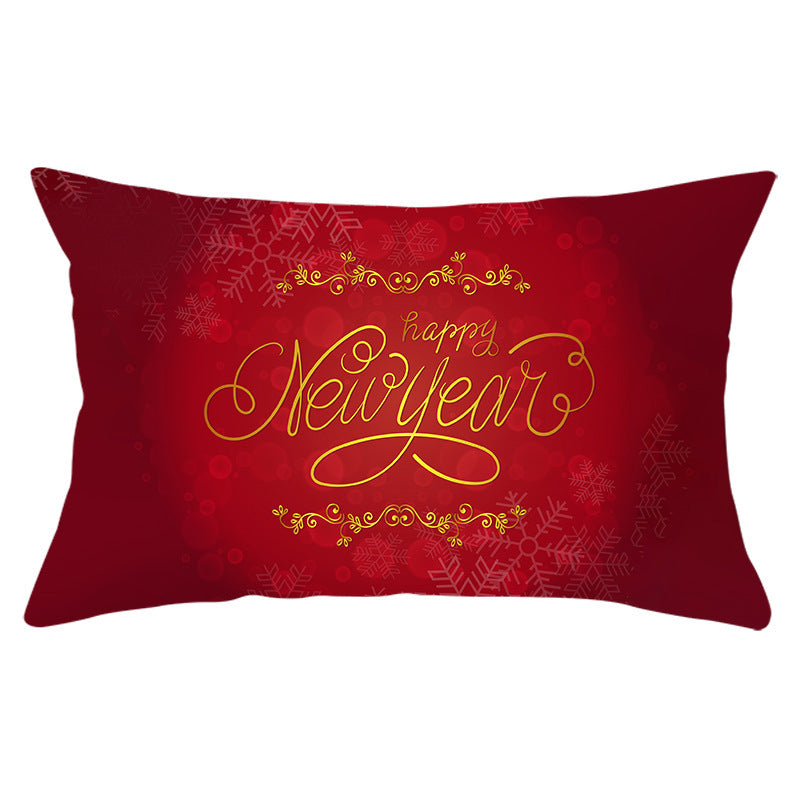 KTX-422163 Peach Skin Velvet Pillowcase, Digital Print, 30cm x 50cm, Single-Sided Design