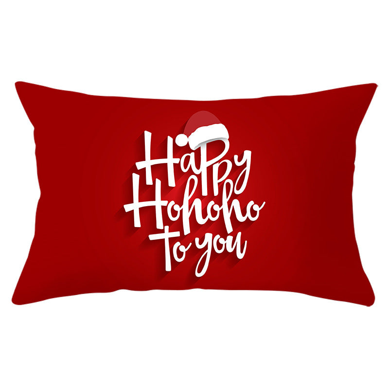 KTX-422163 Peach Skin Velvet Pillowcase, Digital Print, 30cm x 50cm, Single-Sided Design