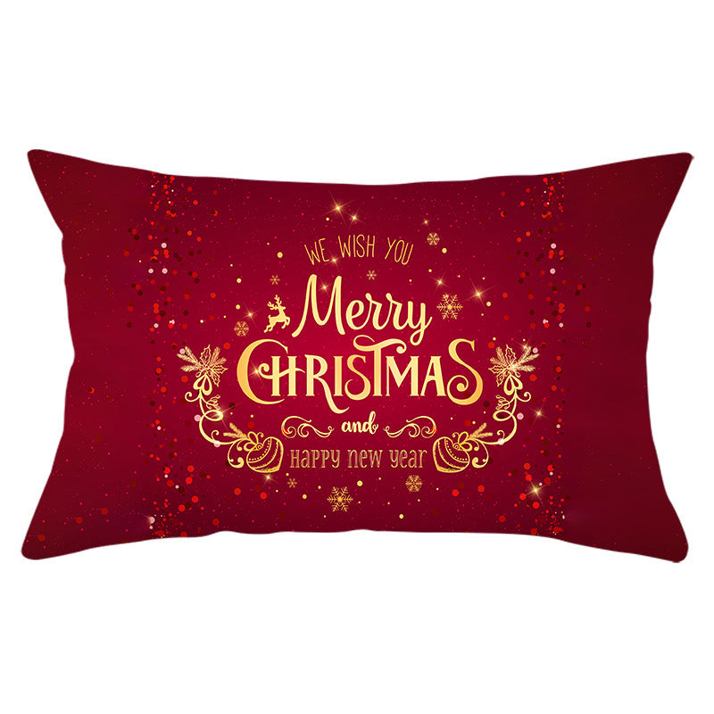 KTX-422163 Peach Skin Velvet Pillowcase, Digital Print, 30cm x 50cm, Single-Sided Design